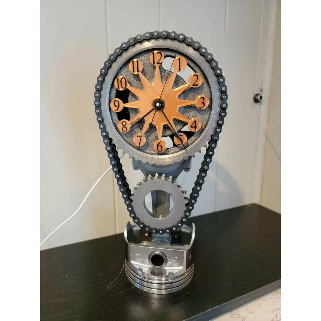 Chevrolet Big Block Engine Industrial Clock