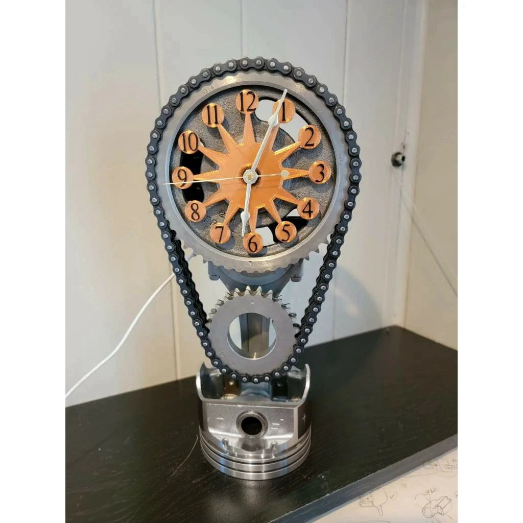 Chevrolet Big Block Engine Industrial Clock