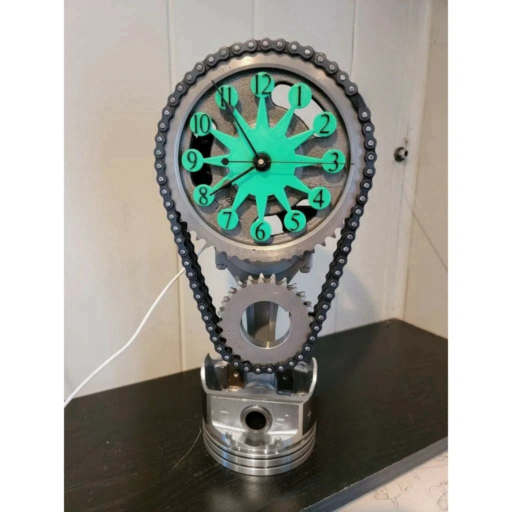 Chevrolet Big Block Engine Industrial Clock