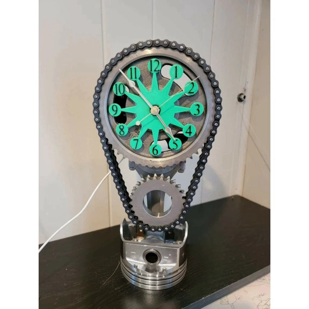 Chevrolet Big Block Engine Industrial Clock