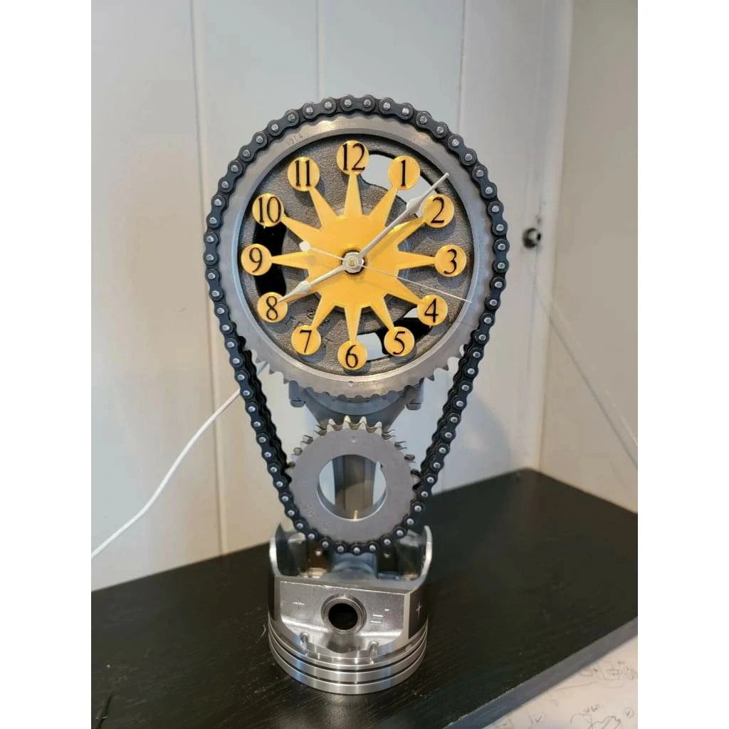 Chevrolet Big Block Engine Industrial Clock