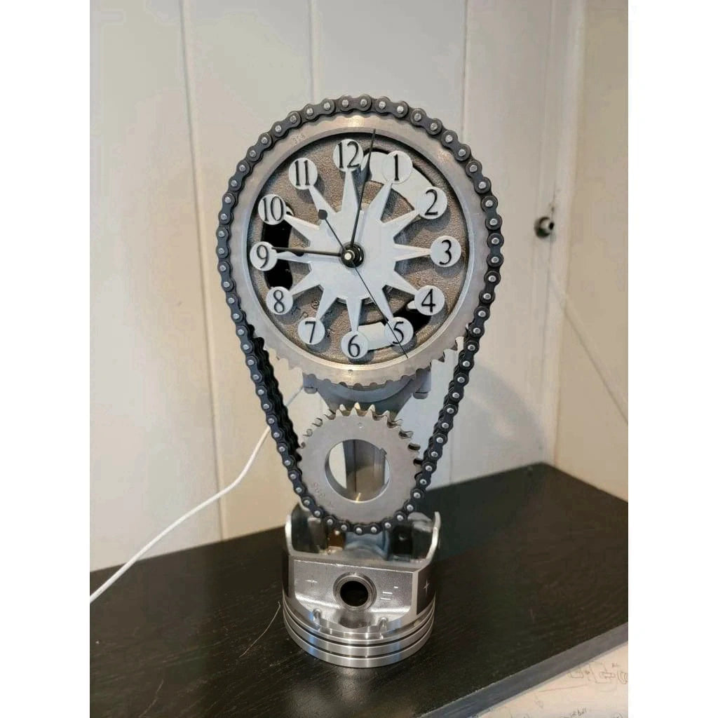 Chevrolet Big Block Engine Industrial Clock