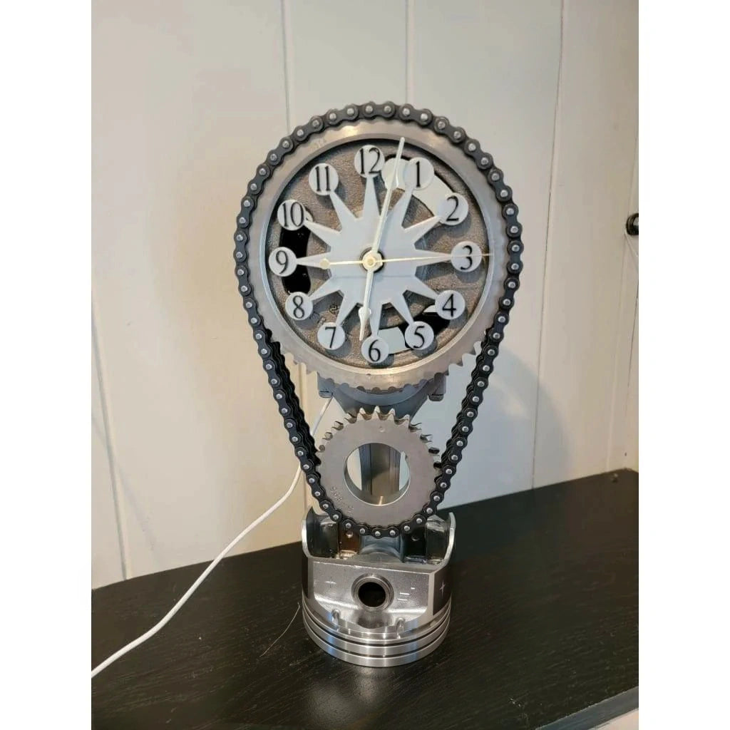 Chevrolet Big Block Engine Industrial Clock