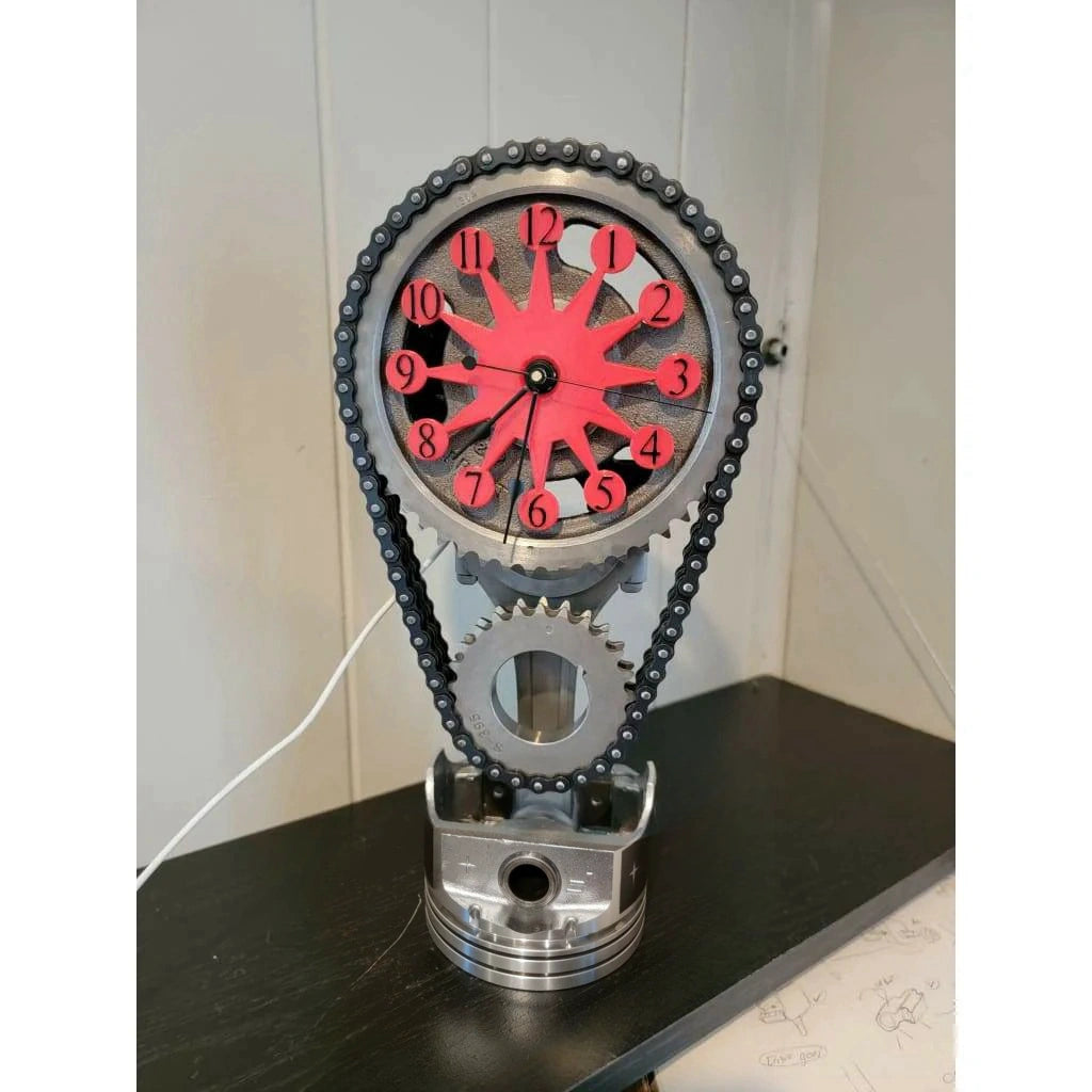 Chevrolet Big Block Engine Industrial Clock