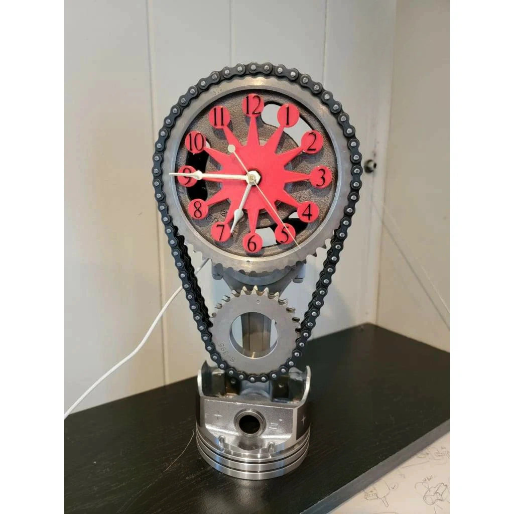 Chevrolet Big Block Engine Industrial Clock