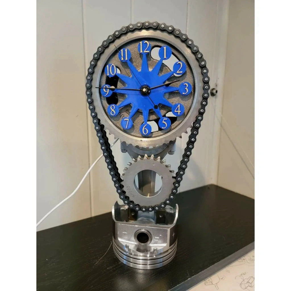 Chevrolet Big Block Engine Industrial Clock